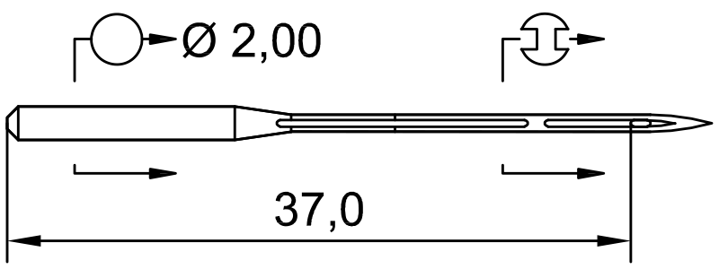 Промышленная игла SCHMETZ 149X1 D100 110