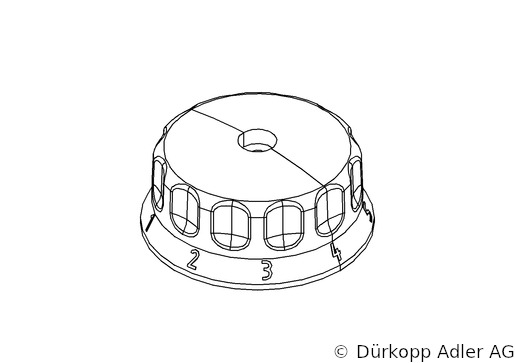 0667 315370 — регулировочное колесо — Юстировочный ролик