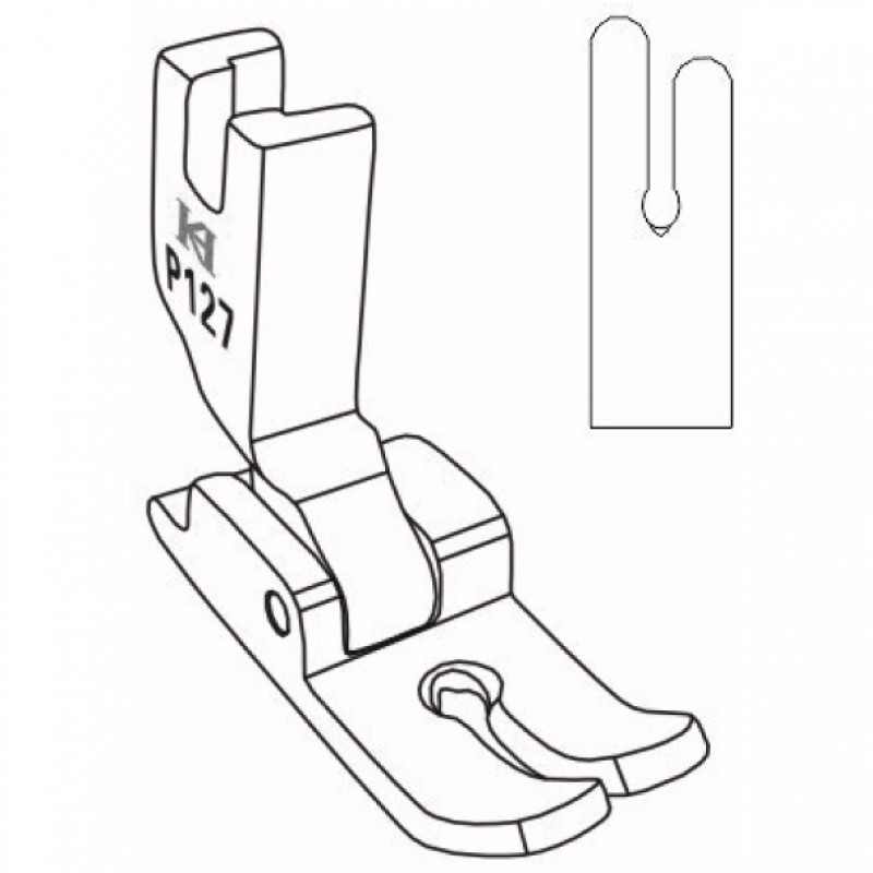 P127 Up Tail Feet — Up Tail Feet (Wide) (Same as B1511-543-BA0)