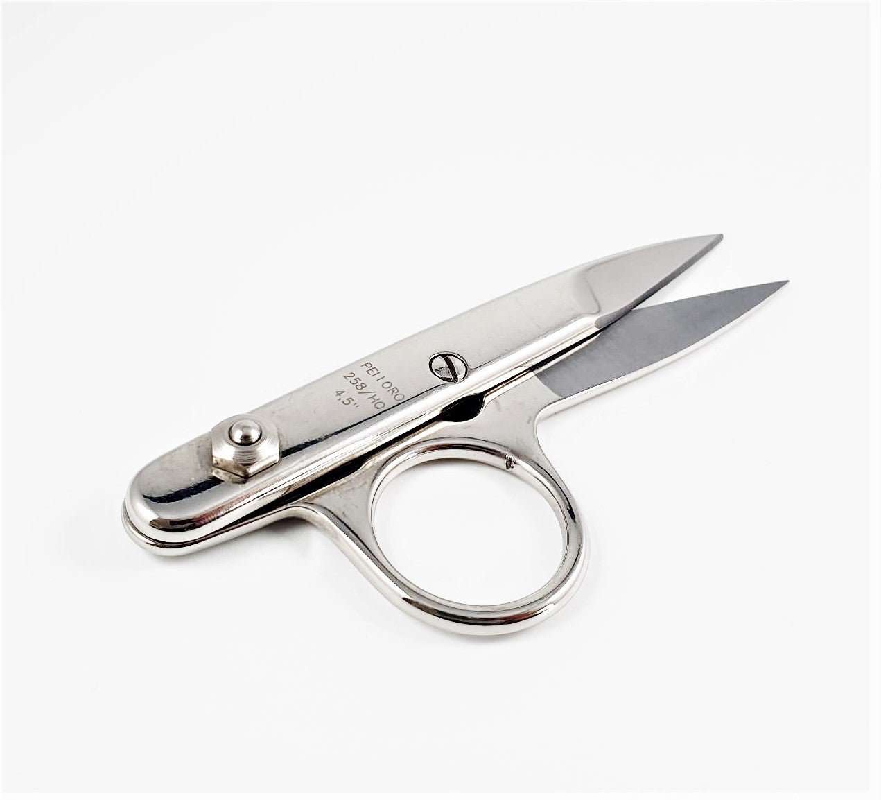 PELLORO single ring weaver scissors 258/HQ/E/4.5" nickel plated
