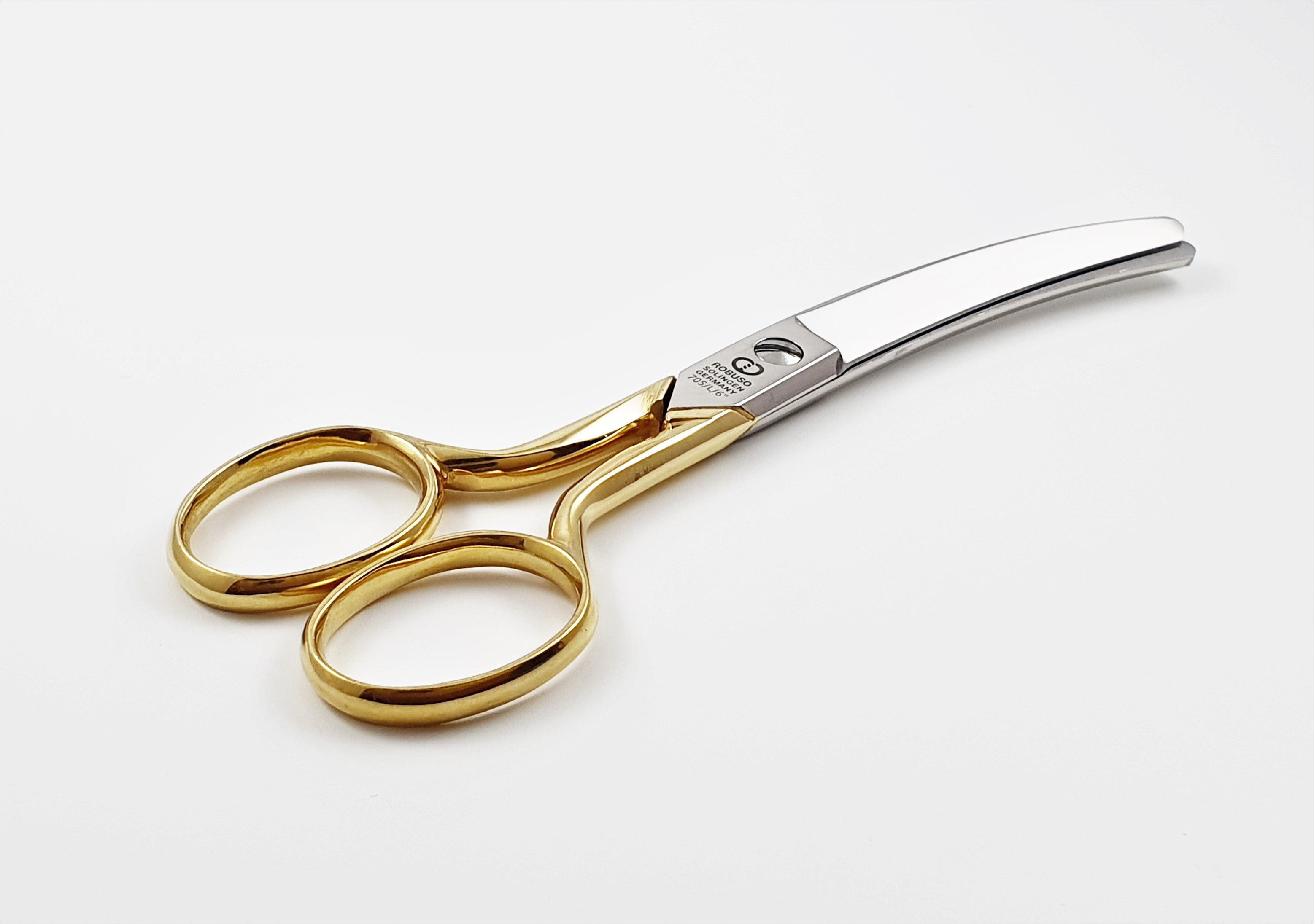 ROBUSO fabric and curtain scissors 705/L/6", gold plated