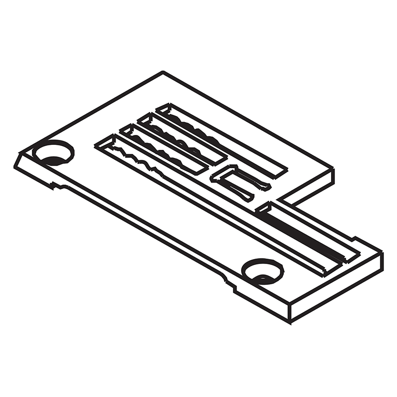 14-738 Needle Plate — Needle Plate for Kansai Special Coverstitch Machine Suitable for machine: