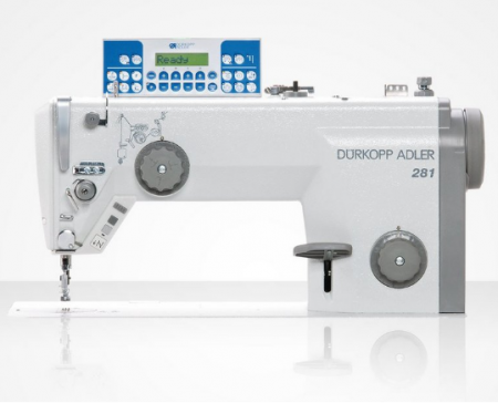 281 Dürkopp Adler Premium 1-Needle high speed lockstitch flatbed bottom feed sewing machine