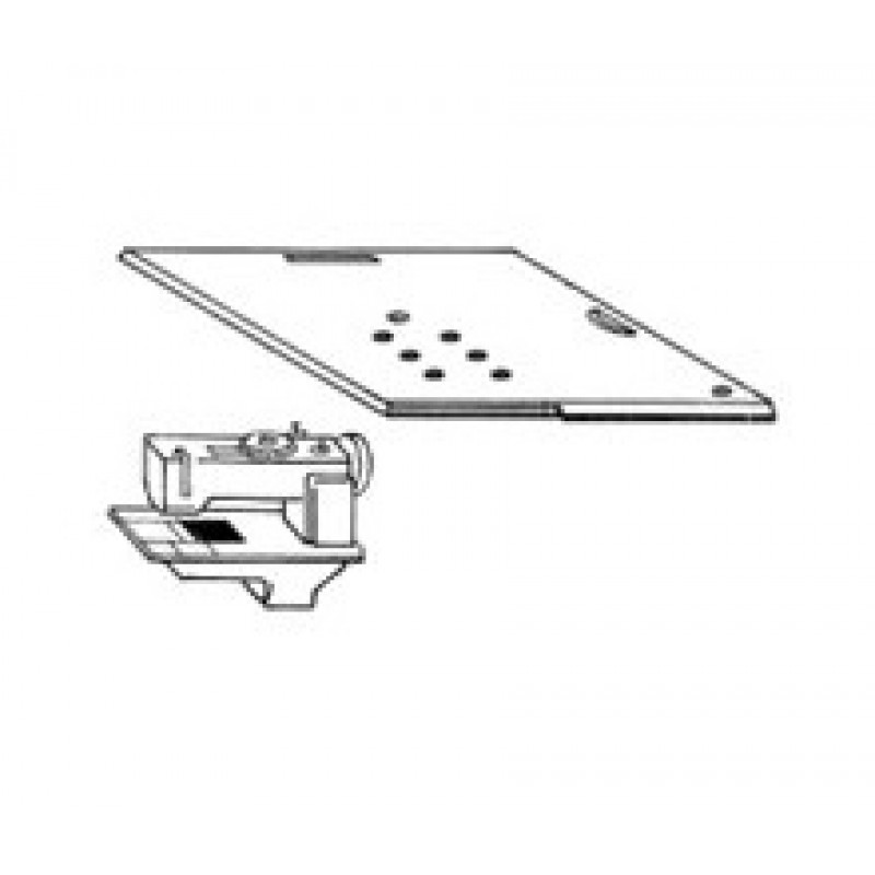 0367-140090F Right Slide Plate — Right slide plate for attachment installation