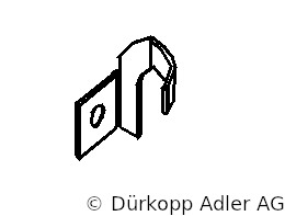 0688 350150 — фиксирующий зажим — Крепежный зажим