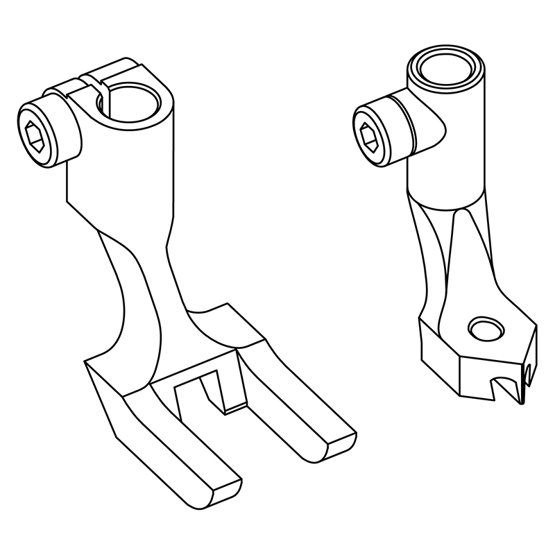 KP1525ZP Zipper Feet — Presser feet for invisible zipper