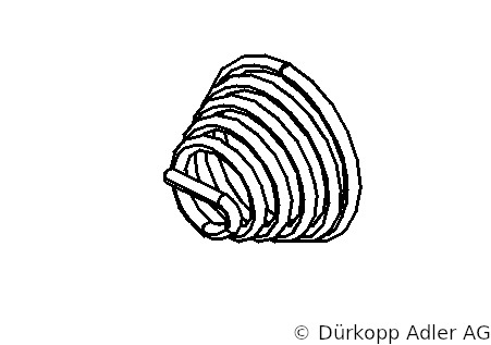 0099 004800 — Пружина с коническим штифтом