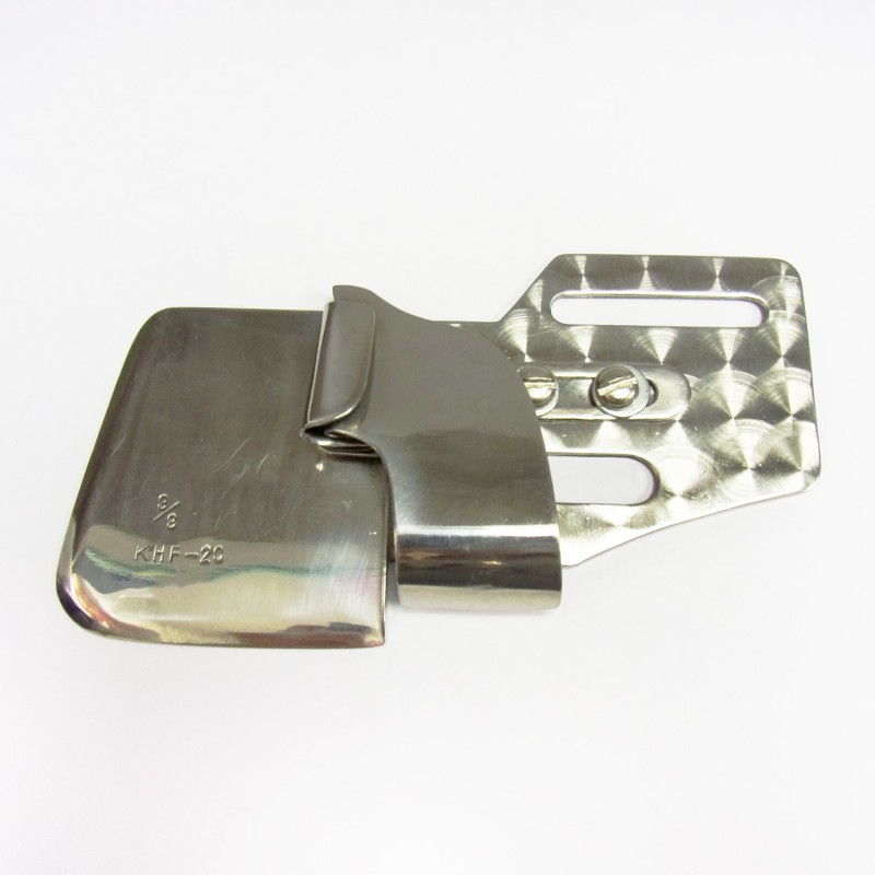 KHF20D Back Yoke Attachment — Double Needle Back Yoke Attachment Applicable Parts : 1. Special Needle Plate & Feed Dog for Folders 2. KL-1 3. SP-705