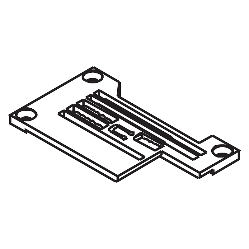 Y3508098 Needle Plate — Needle Plate for Yamato Coverstitch Machine Suitable for machine: