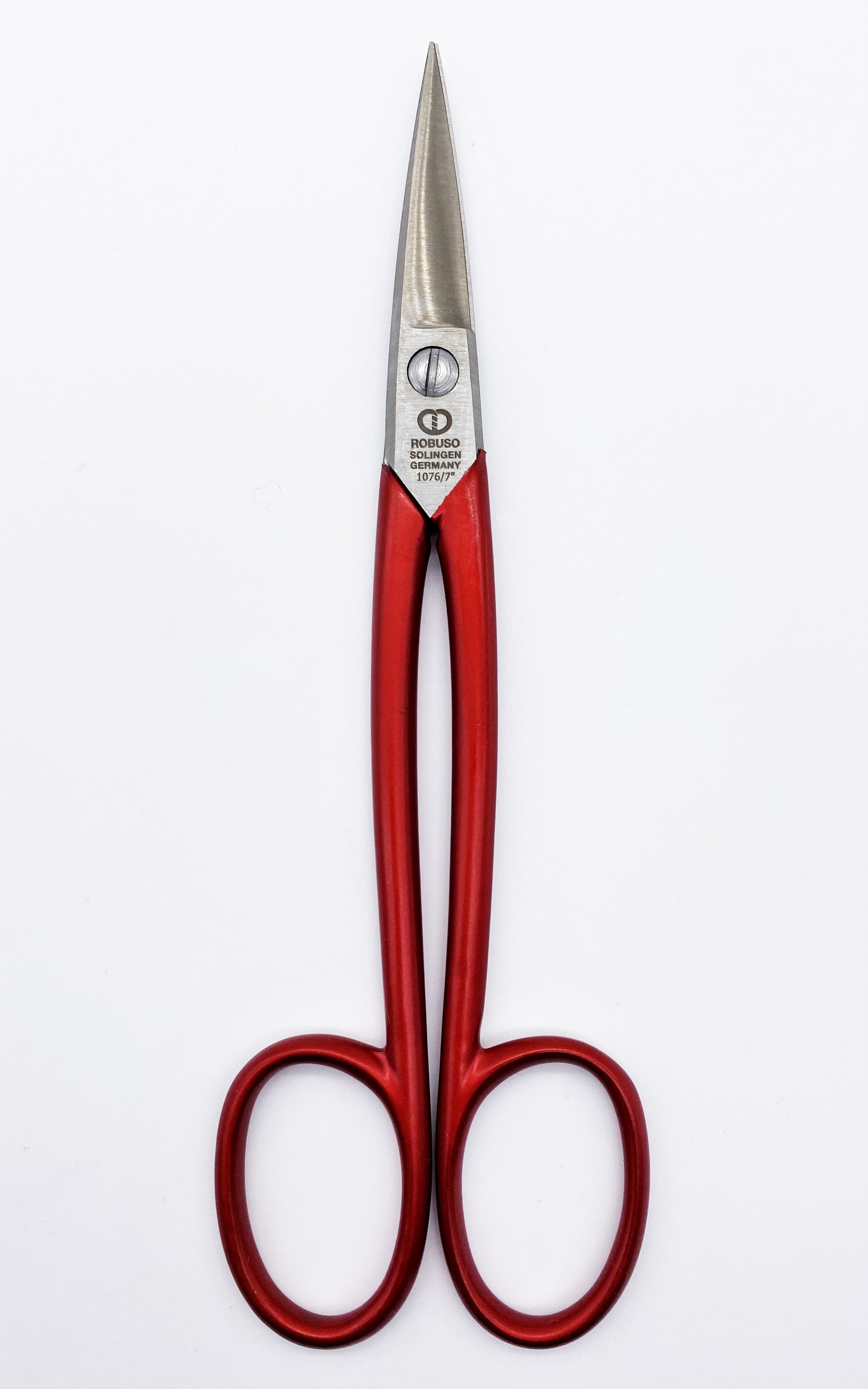 ROBUSO Leather scissors, double serrated 1076/C/7"