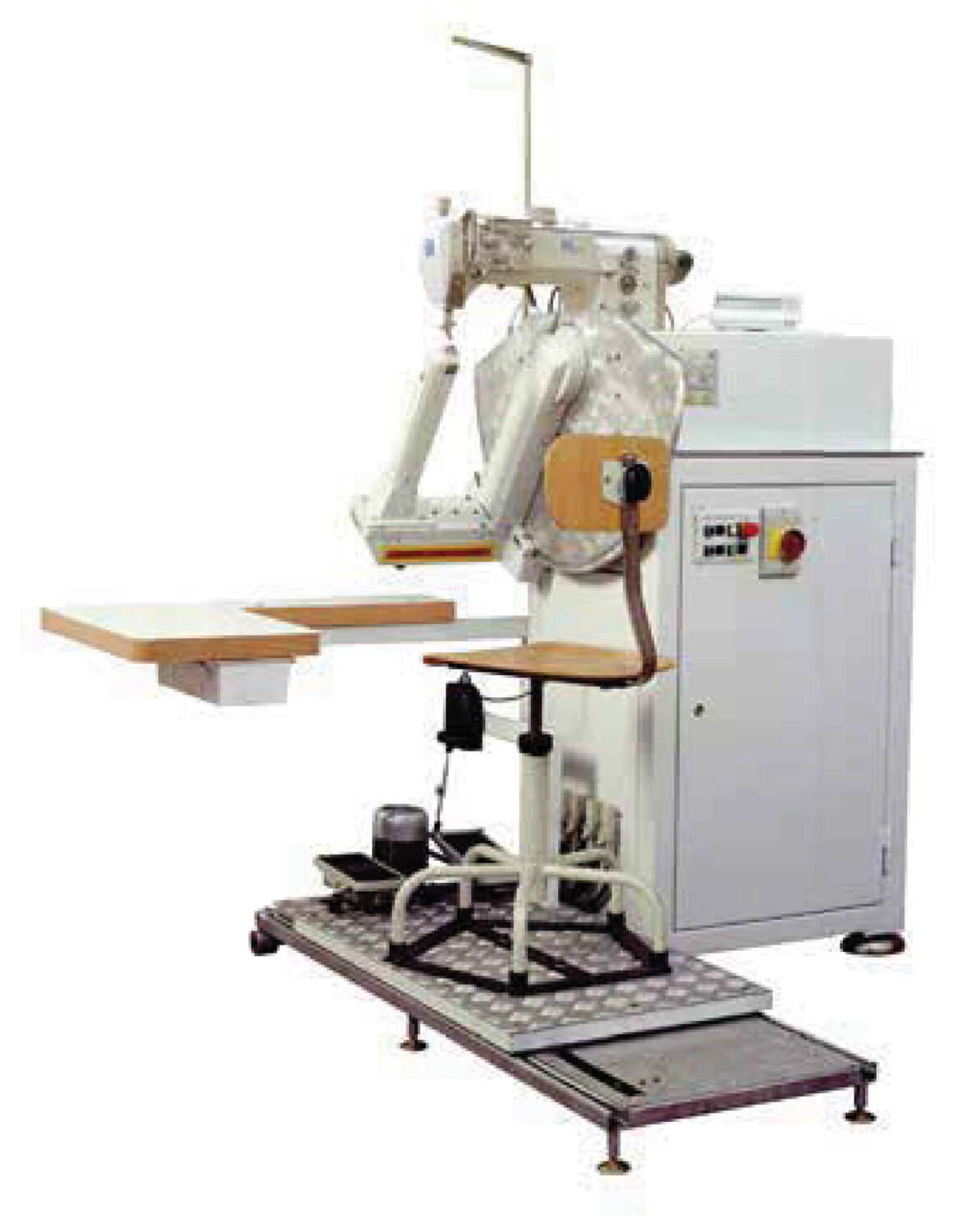 Cometa VBO TRIPLE FEEDING STANDARD Одноигольная швейная машина челночного стежка с тройным транспортером материала, качающимся рукавом и колонковой платформой