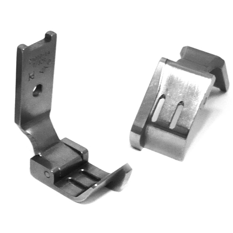21010-1AR Presser Feet — Presser Feet with Right Edge Guide * Gauge Set for Brassiere Tape Attaching *