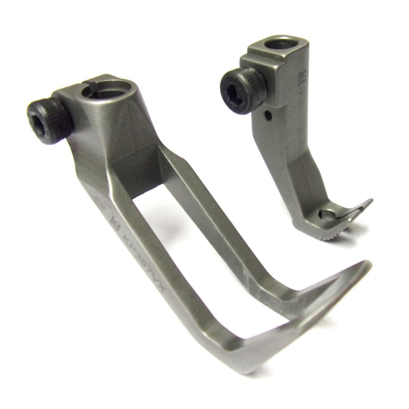 KP367VX Presser Feet — Climbing over cross seamsPresser foot width : 15mmFeeding foot width : 7.5mm 0767-220013 + 0467-220483
