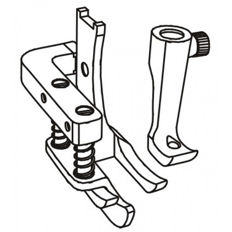 GL1510H Guiding Feet — Deeper left guide with balancing spring for EXTREME HEAVY DUTY