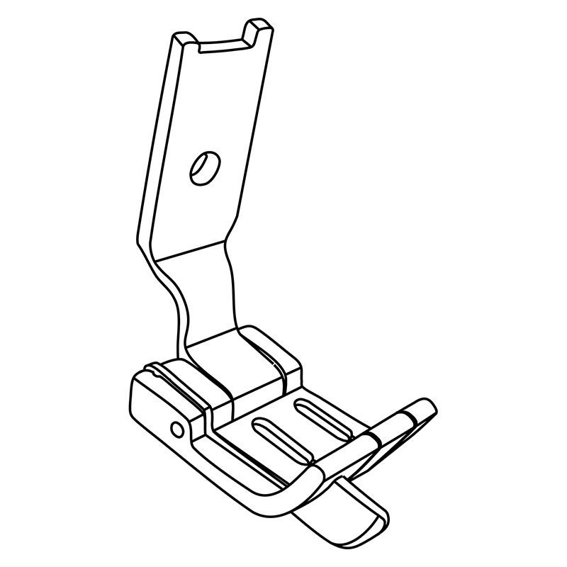 PL112 Guiding Foot — Left Guiding Foot for Double Needle Machine