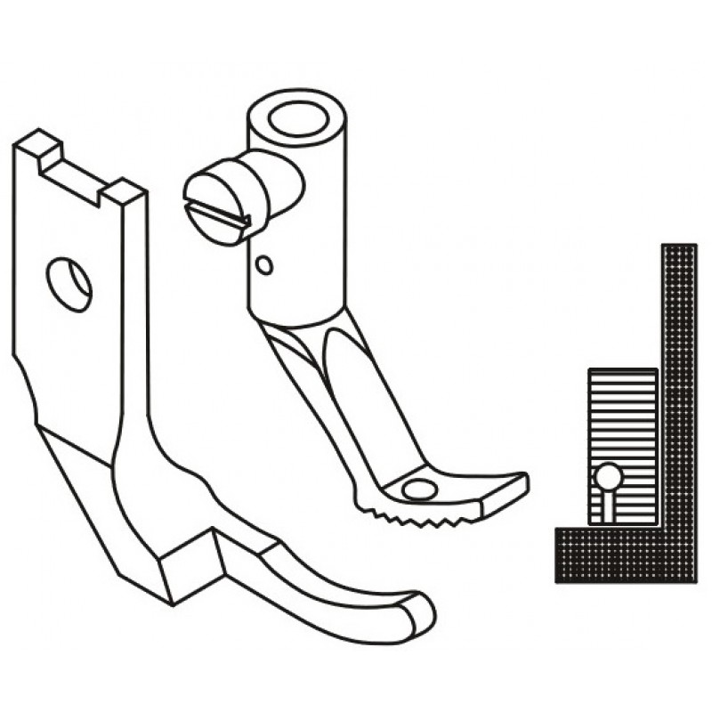 KP335LB Presser Feet — 91-049 558-04 C/D + 91-049 085-93/003 Presser feet width : 9mm Feeding feet width : 5.3mm