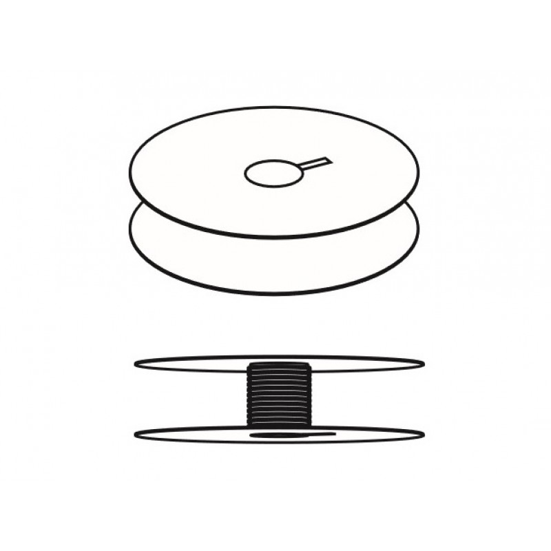 0245-001660AS Bobbin (100pcs/box) — Bobbin with spiral lining for Durkopp Adler 467, 767, 768 Diameter : 26 mm *Pri…