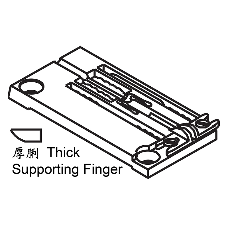 Y3508019L Needle Plate — Needle Plate for Yamato Coverstitch Machine Suitable for machine: