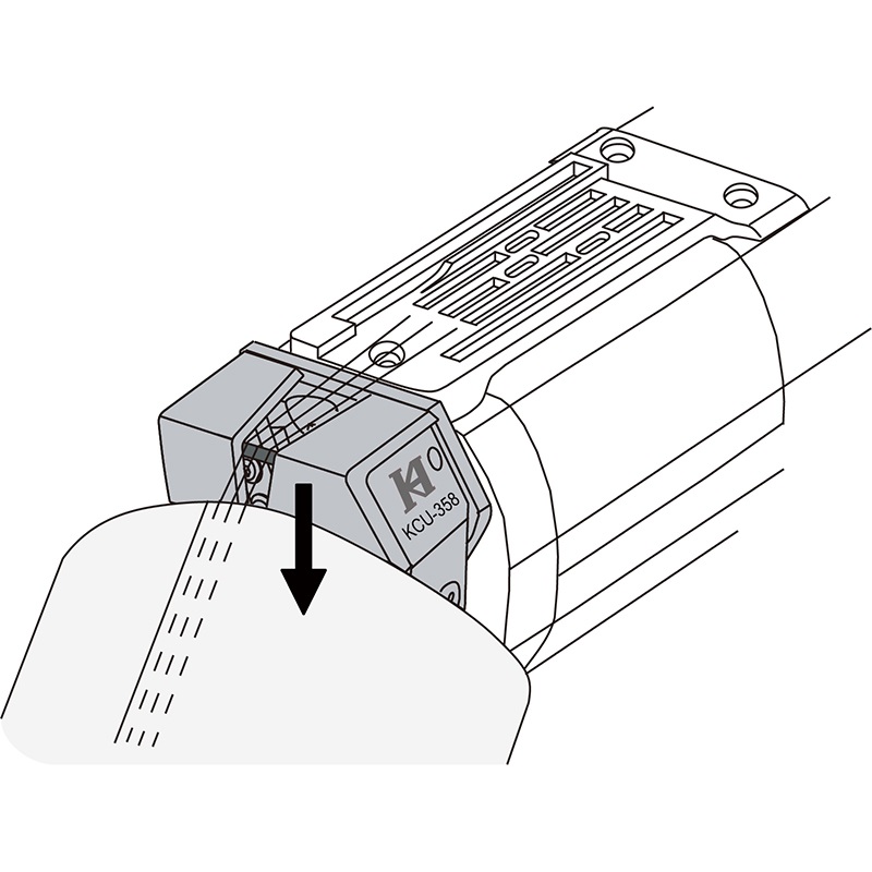 KCU-358 Pneumatic Cutter — Pneumatic Cutter Suitable for machine: Features: *Requires 220V input power