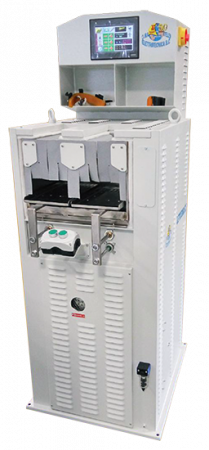 Elettrotecnica BC Mod 241/TS Увлажнитель с 2 станциями с  сенсорным программатором экраном,  для увлажнения заготовки верха и повторной активации носка и задника перед затяжкой.