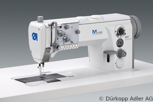 827-160122 Dürkopp Adler 1-Needle lockstitch flatbed bottom feed and needle feed sewing machine (0827 990001 012)