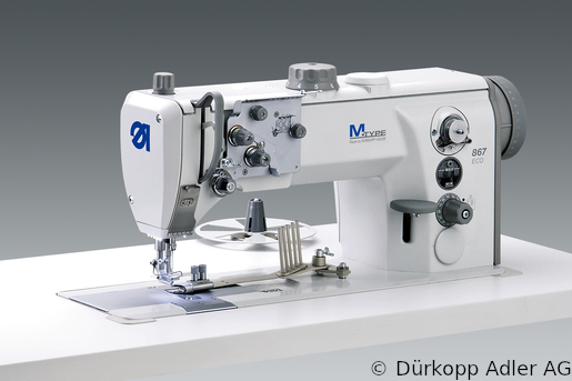 867-392040 Dürkopp Adler 1-Needle lockstitch flatbed bottom feed sewing machine (0867 990025 032)