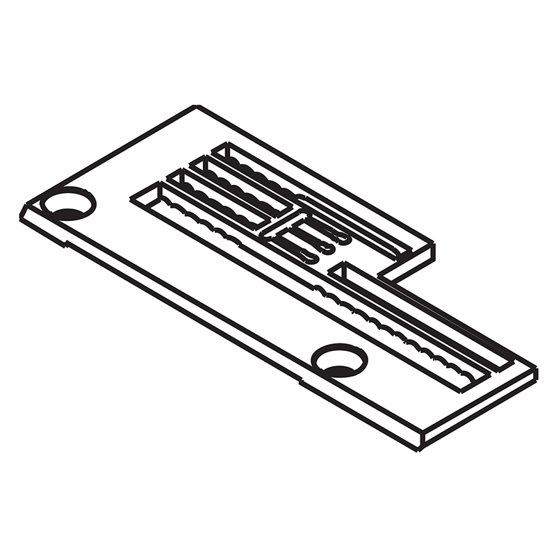 Y3108003 Needle Plate — Needle Plate for Yamato Coverstitch Machine Suitable for machine: