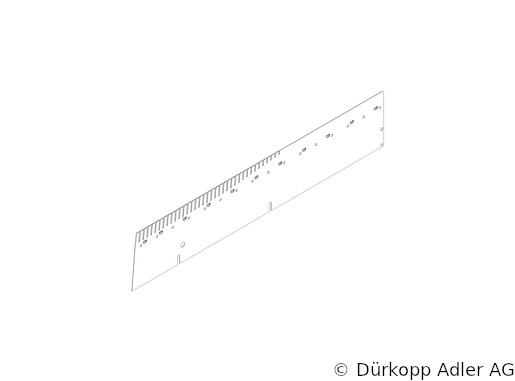 0743 540030 — загибочная пластина — Складной лист