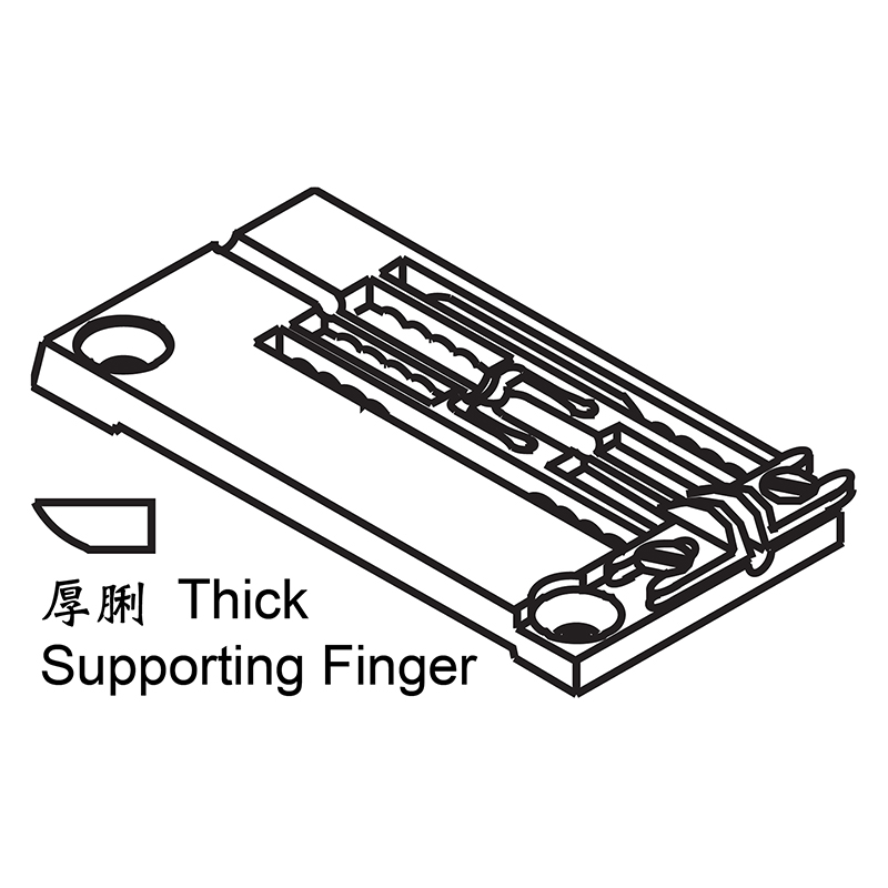 Y3508030L Needle Plate — Needle Plate for Yamato Coverstitch Machine Suitable for machine: