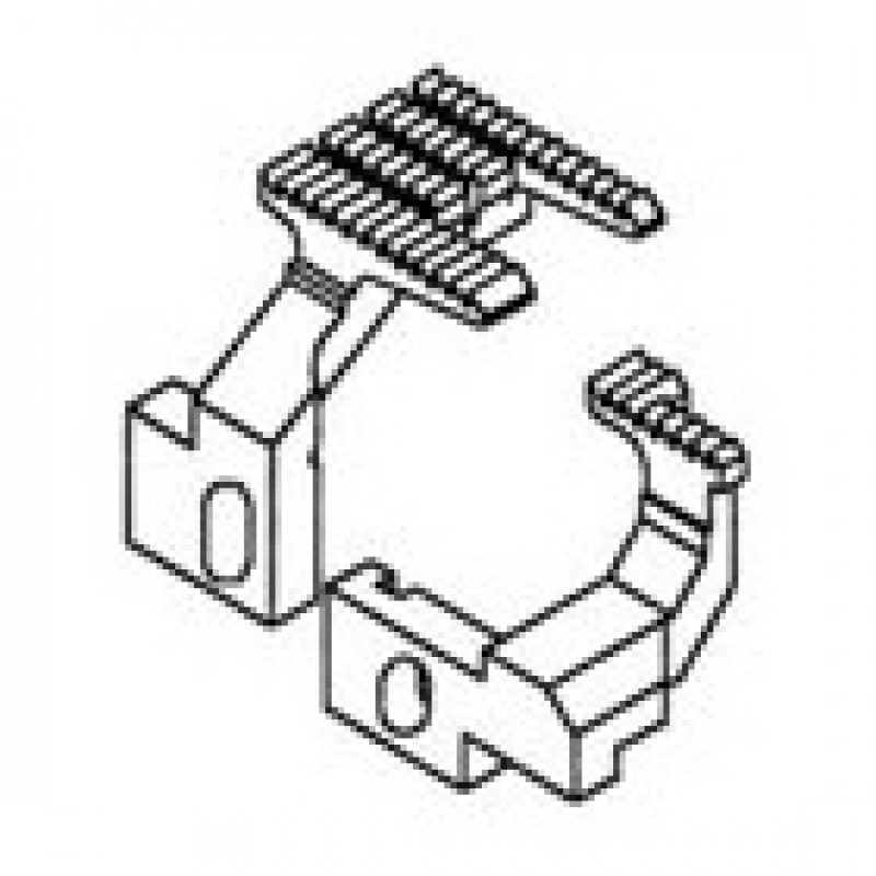 3509001 Main Feed Dog + 3509000 Differential Feed Dog — Feed Dog for Yamato Coverstitch Machine Suitable for machine: