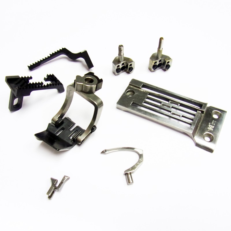 35800 3N 3/8" Heavy Material Conversion Kit (Differential Feed Dog) — Spare Parts for Union Special 35800 3/8", 3-Needle Conversion Kit for Heavy Material (Differential Feed Dog) Full Set includes: