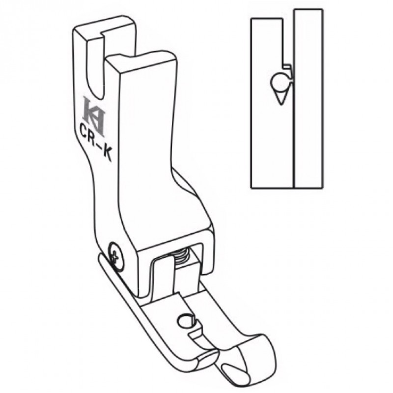 CR-K Right Compensating Feet — Right Compensating Feet for Thin/Knitting Material