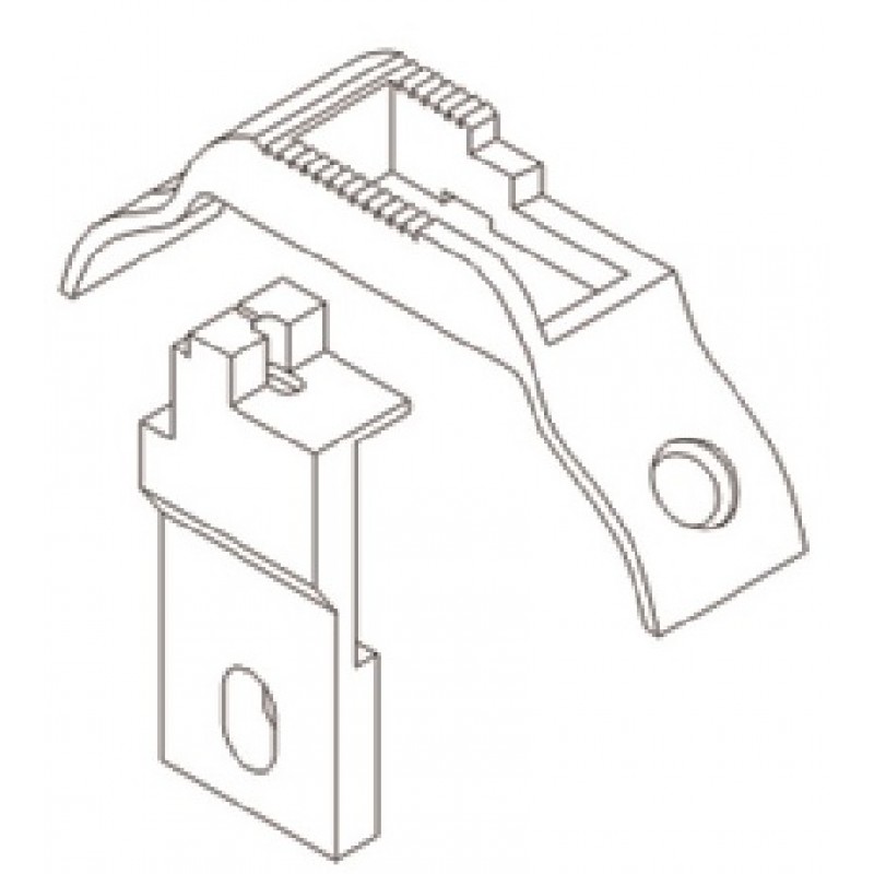13240 Needle Plate + 13243 Feed Dog — Needle Plate and Feed Dog for Seiko CW-8V
