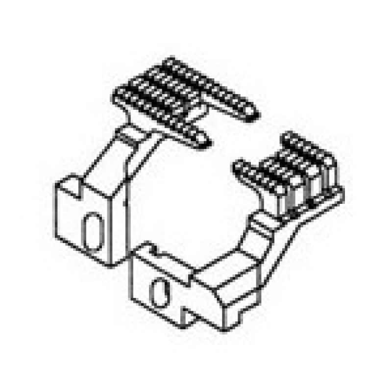3509005 Main Feed Dog + 3509004 Differential Feed Dog — Feed Dog for Yamato Coverstitch Machine Suitable for machine: