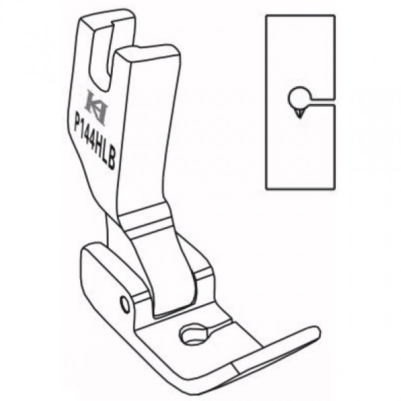 P144HLB Up Front Feet — Up Front Feet (Hole in Center)