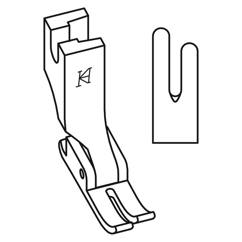 P58W-NF Narrow Up Tail Feet — Needle Feed Narrow Feet with up tail