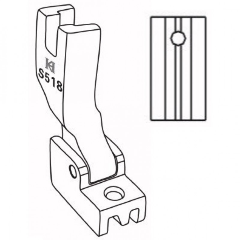 S518 Zipper Feet — Invisible Zipper Feet