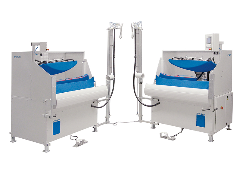 Veit BRI 302/201 Premium — комбинированный пресс для обработки краёв этикеток мужской одежды