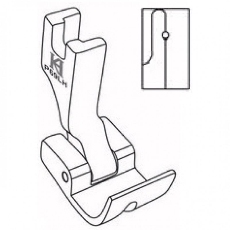 P69LH Piping Feet — Hinged Piping Feet (Left)