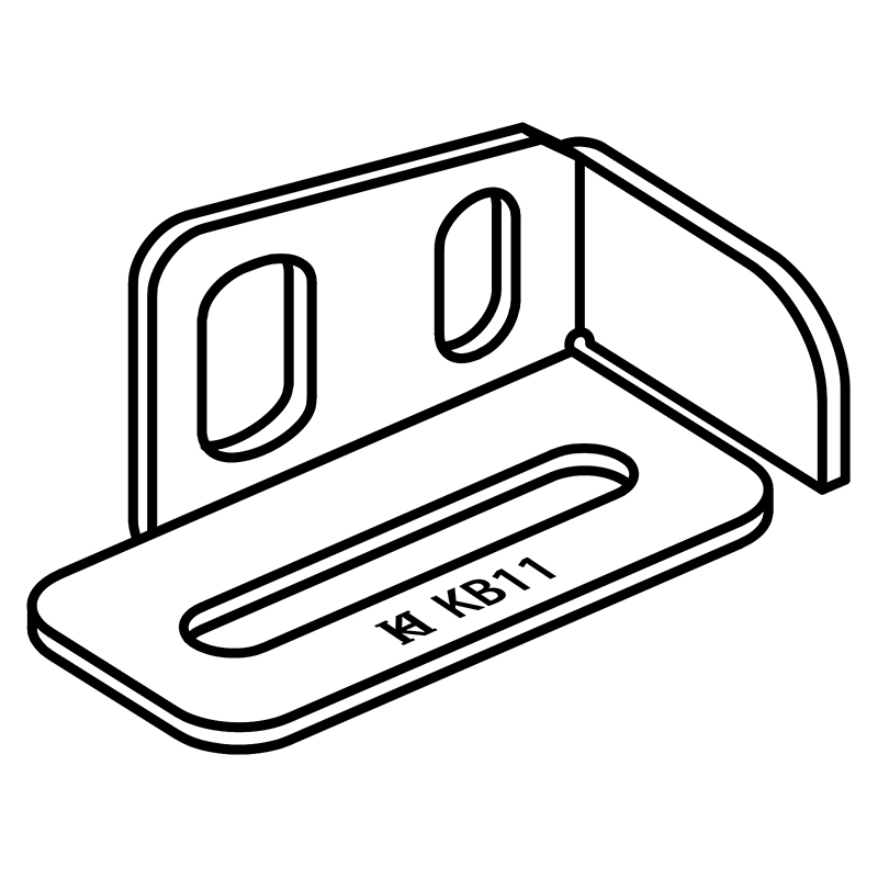 KFB11 Binder Base Bracket with Guide — Binder Base Bracket with Guide Left / right movable.