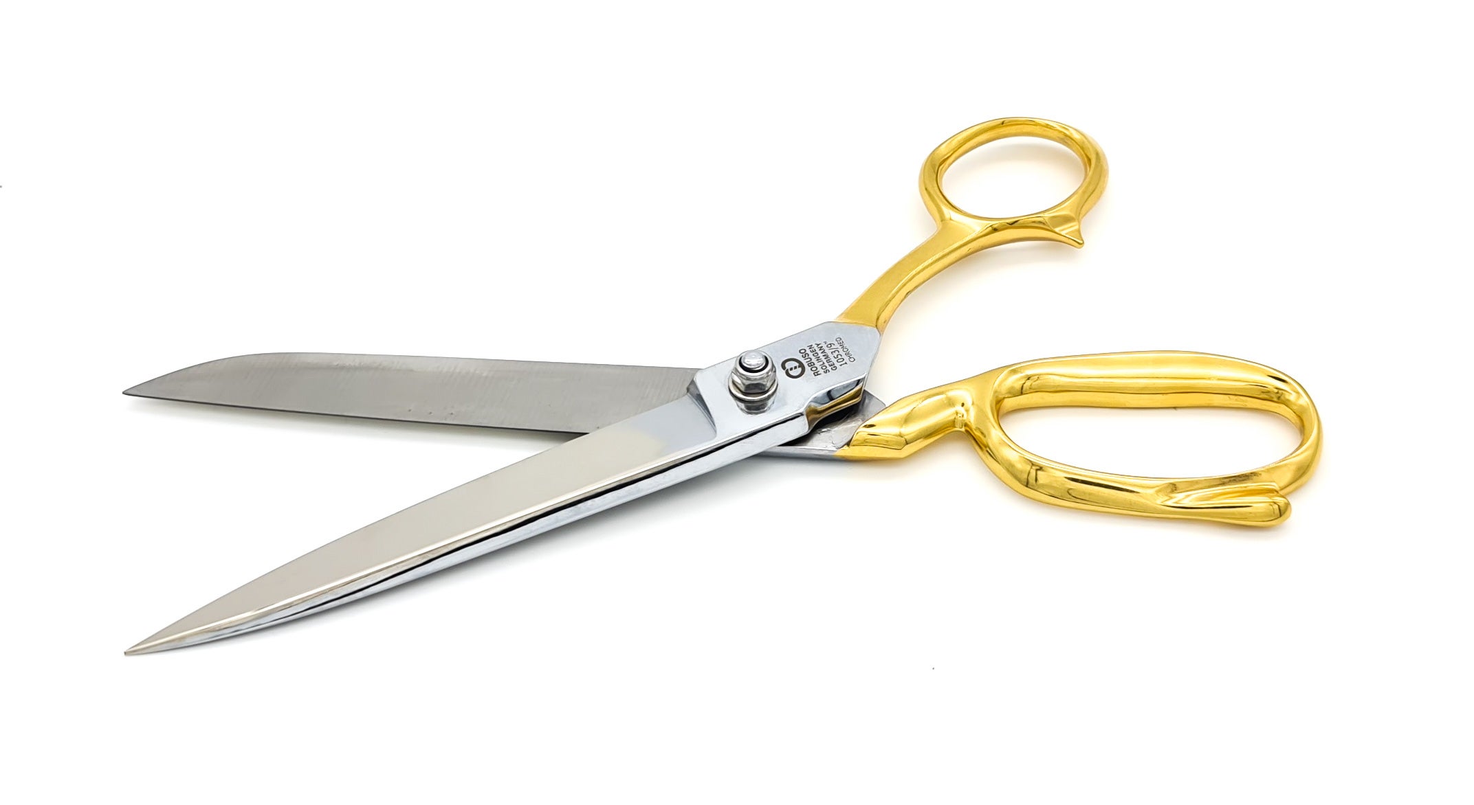 ROBUSO-ELASTIC Tailor's Shears, gold-plated + serrated 1053/L/9"