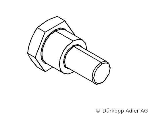0745 560120 — hexagonal screw