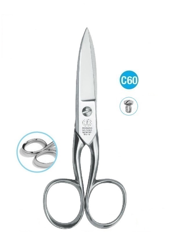 ROBUSO 614/E/5”. Ножницы Solingen для обрезки  кожи, мебельных материалов и ткани