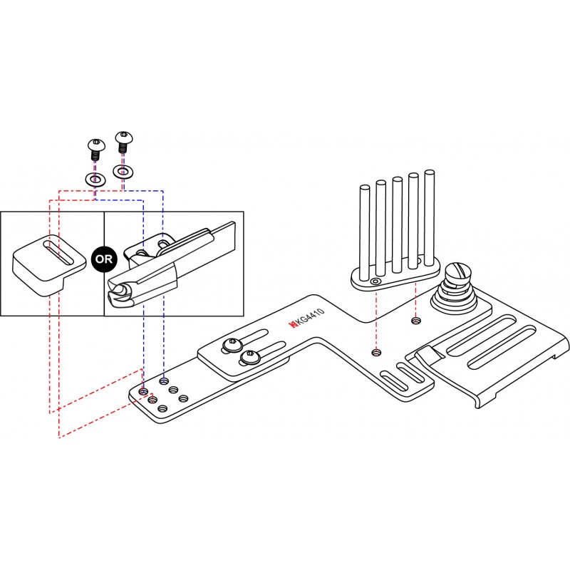 KG4410-48B Binding Attachment Set — Binding Attachment Set for Mitsubishi LU2-4410