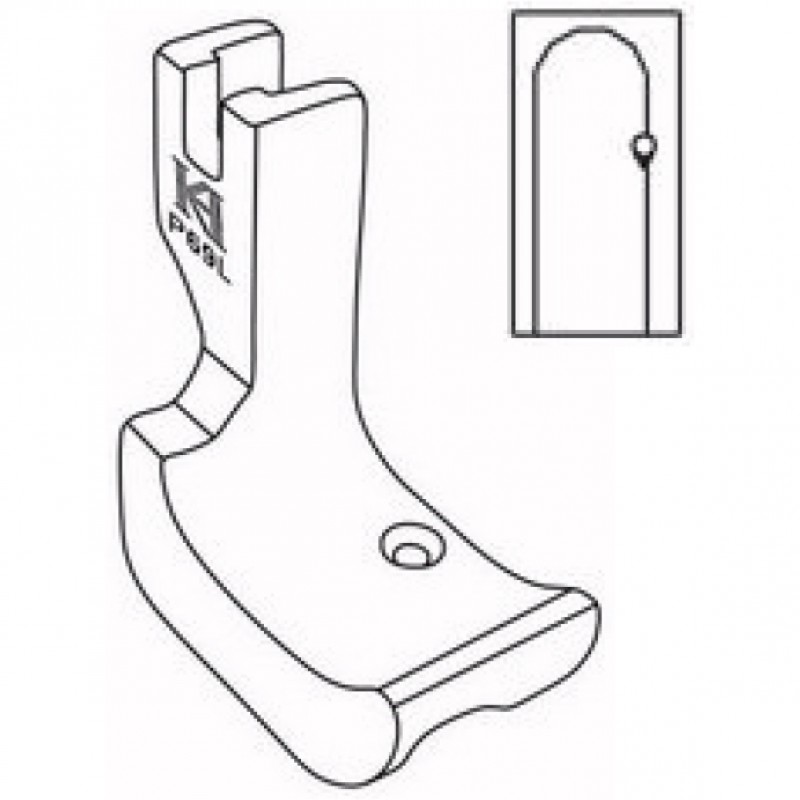P69L Piping Feet — Solid Piping Feet (Left)
