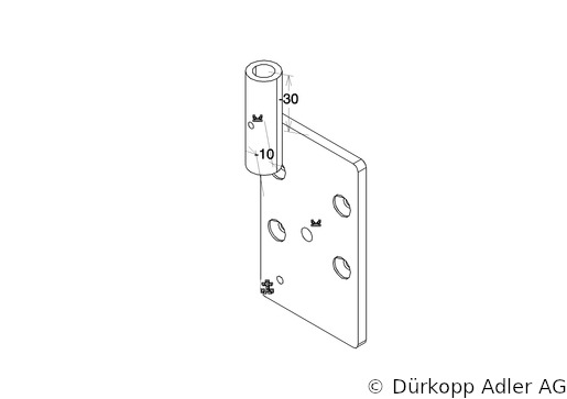 0067 241293 — Крепежная пластина