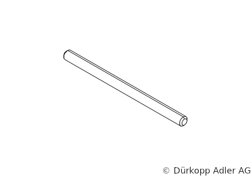 0267 002032 — knurled pin