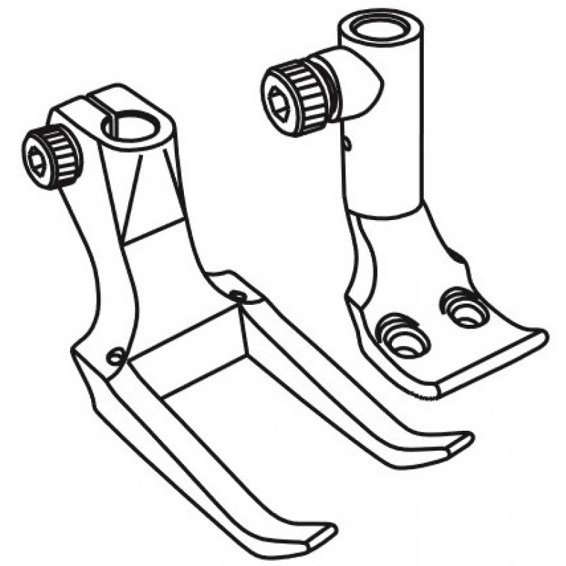 KP1526UD Presser Feet — Double needle feet set