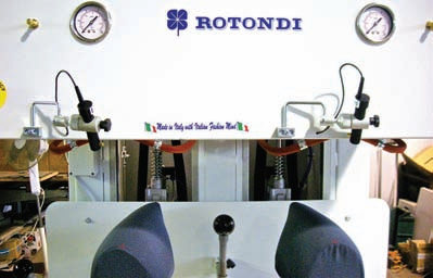 Rotondi GV-288 Пресс для обработки левого и правого плеча женского пиджака, с вертикальным ходом подушки