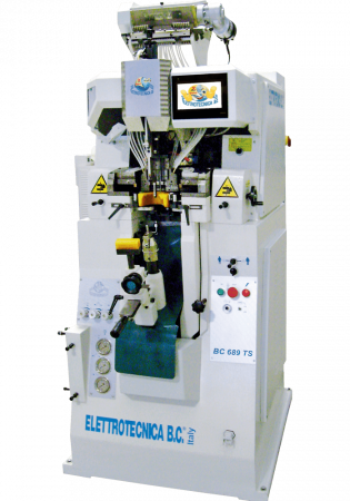 Elettrotecnica BC Mod 689 / TS Heel lasting machine with nails programmed